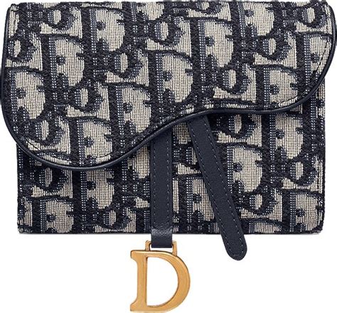 dior saddle compact wallet price|lady dior wallet price.